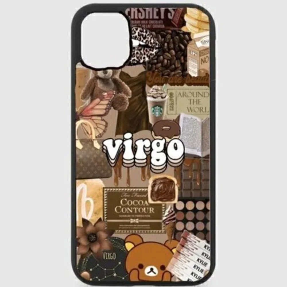 Brown Virgo Zodiac Sign Phone Case